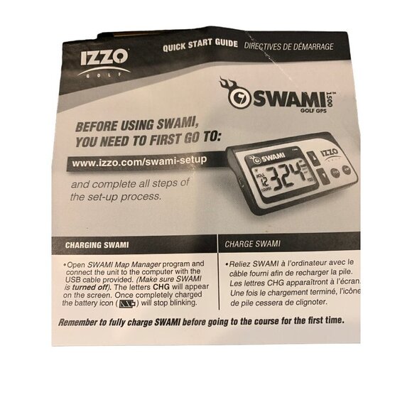 IZZO Swami1500 Golf GPS READ NOS Parts Only - Picture 3 of 10